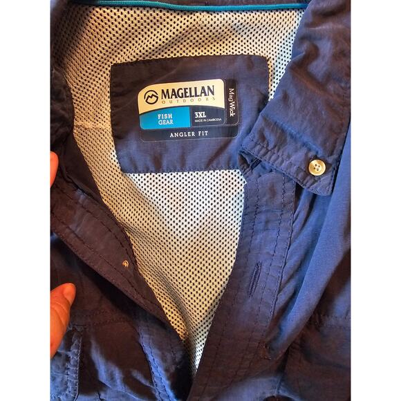 Magellan Mens short sleeved button up shirt - Picture 2 of 2